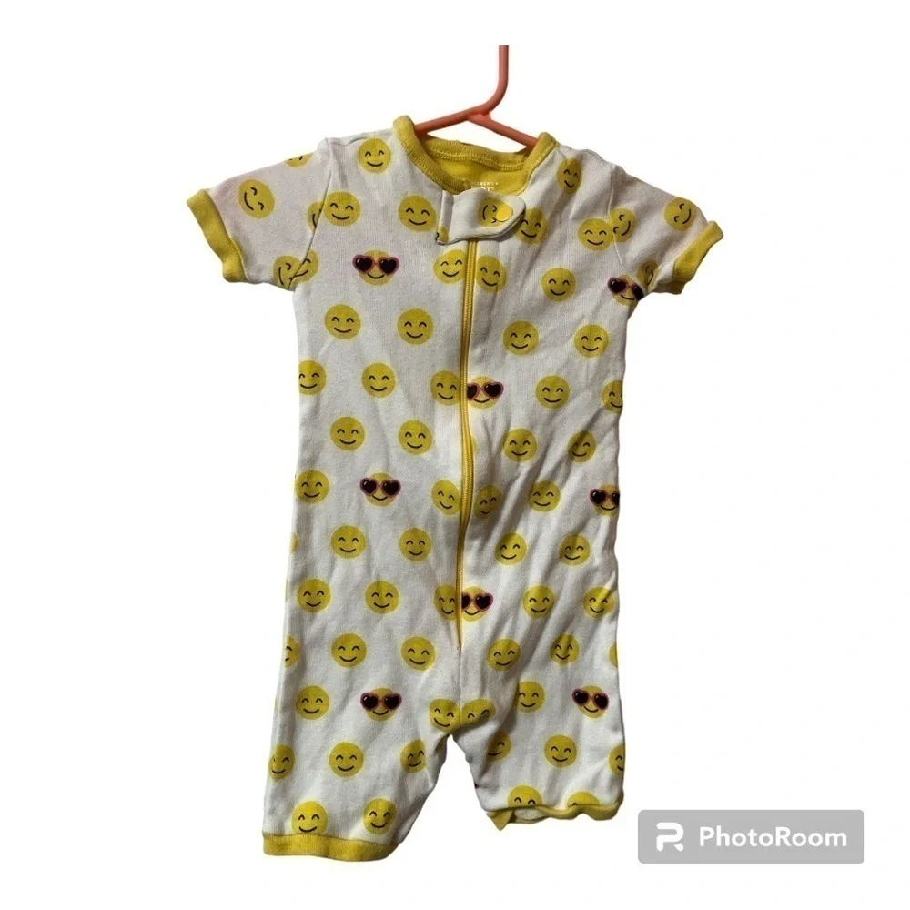 Children’s Place Smile Emoji Shorts Pajamas